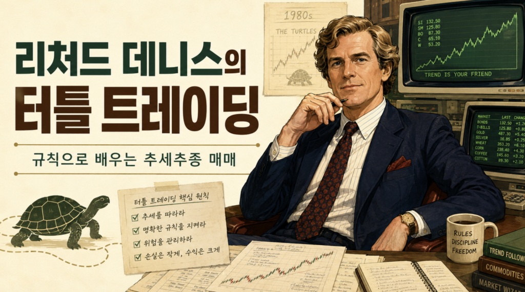 리처드 데니스와 거북이 콘셉트 이미지