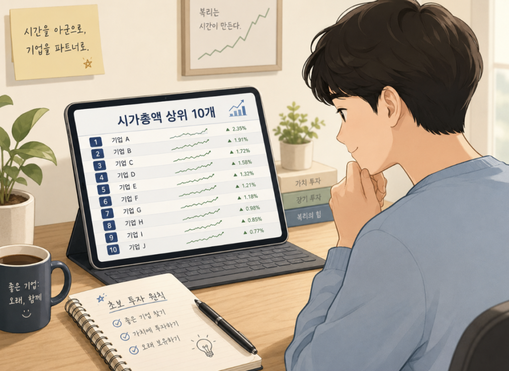 시가총액 = 주가 × 발행주식수 계산 이미지