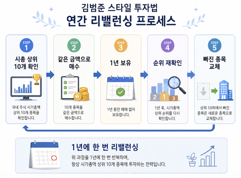 1년 리밸런싱 흐름도 이미지